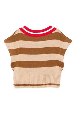 gilet in poliammide marrone PHILOSOPHY KIDS | I9F3016062P206
